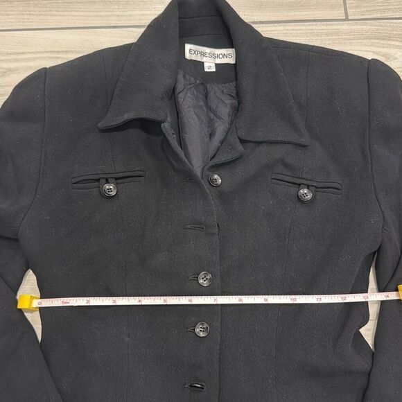 Expressions women’s fitted blazer size 2 - Picture 4 of 7
